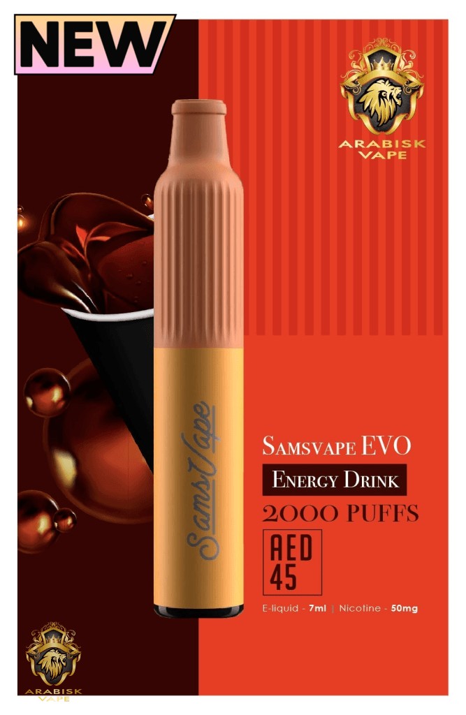 Samsvape EVO - Energy Drink 50mg 2000 Puffs XTRA