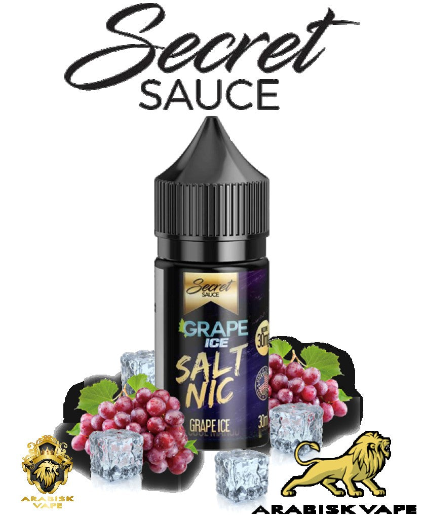 Secret Sauce Salt Series - Grape Ice 50mg 30ml Secret E-Liquids