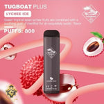 Load image into Gallery viewer, Tugboat Plus - Lychee Ice 800 Puffs 50mg Tugboat
