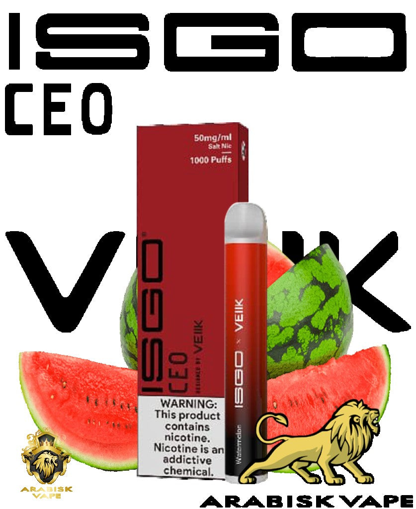 VEIIK - ISGO CEO Watermelon 1000 Puffs 50mg VEIIK