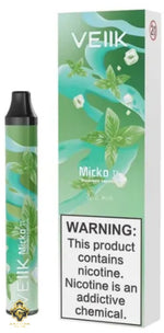Load image into Gallery viewer, VEIIK - Micko  (Pi) Cool Mint Disposable Vaporizer 50MG 600 Puffs VEIIK