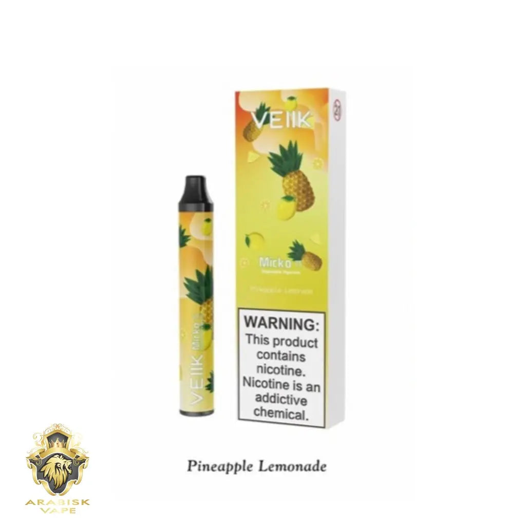 VEIIK - Micko  (Pi) Pineapple Lemonade Disposable Vaporizer 50MG 600 Puffs VEIIK