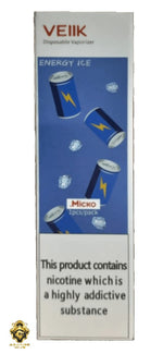 Load image into Gallery viewer, VEIIK - Micko Energy ice Disposable Vaporizer 20MG 400 Puffs VEIIK