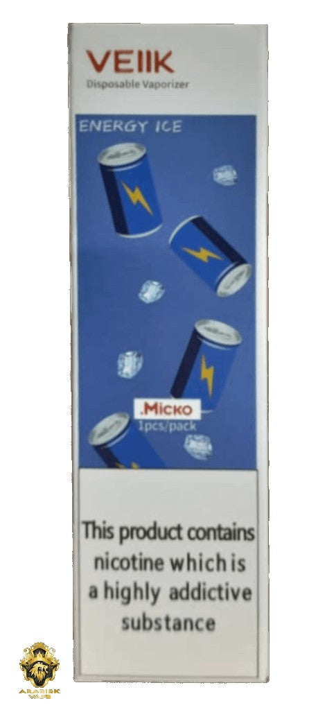 VEIIK - Micko Energy ice Disposable Vaporizer 20MG 400 Puffs VEIIK