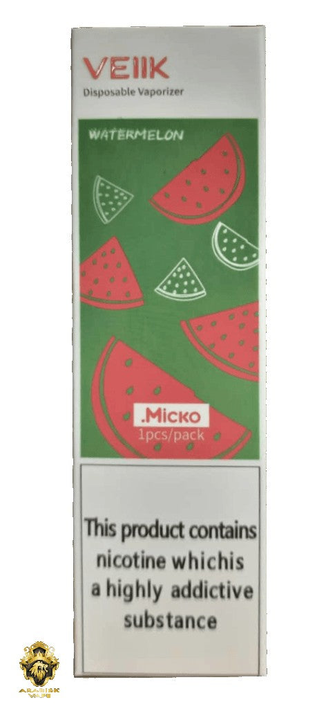 VEIIK - Micko Watermelon Disposable Vaporizer 20MG 400 Puffs VEIIK
