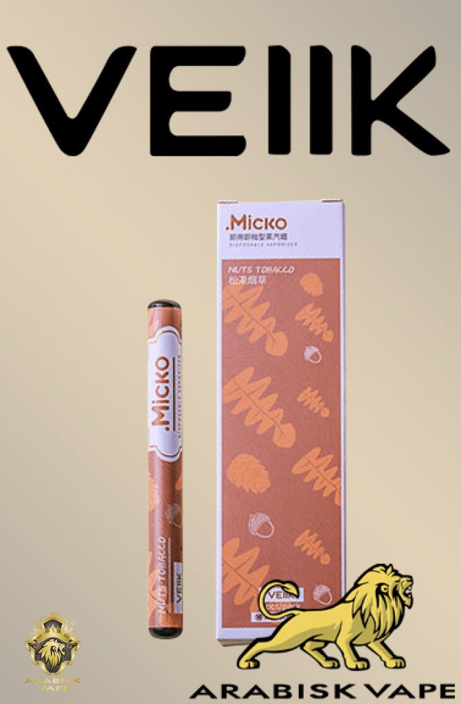 VEIIK Micko - Nuts Tobacco Disposable Vaporizer 20MG 400 Puffs VEIIK