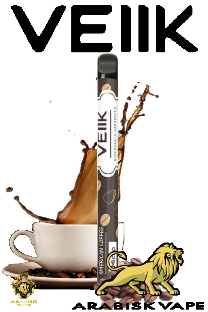 VEIIK Micko Plus - American Coffee Disposable Vaporizer 20MG 400 Puffs VEIIK