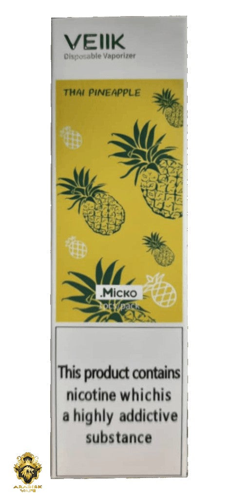 VEIIK Micko Plus - Thai Pineapple Disposable Vaporizer 20MG 400 Puffs VEIIK