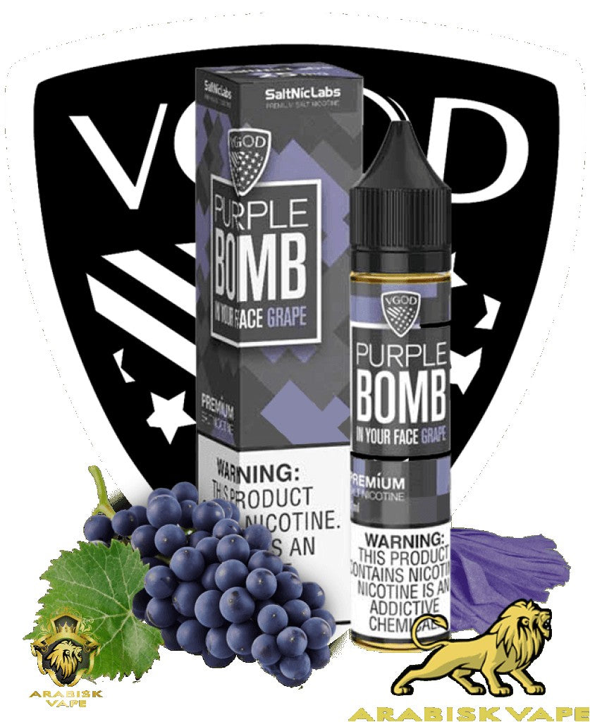 VGOD Bomb Salt Series - Purple Bomb 25mg 30ml VGOD
