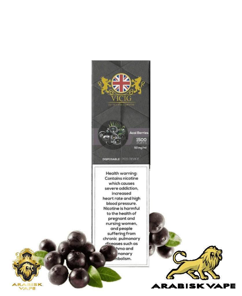 VICIG Disposable - Acai Berries 1500 puff 50mg VICIG