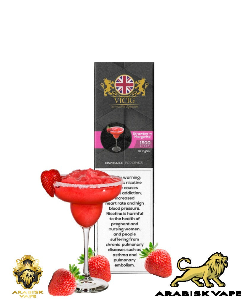 VICIG Disposable - Strawberry Margarita 1500 puff 50mg VICIG
