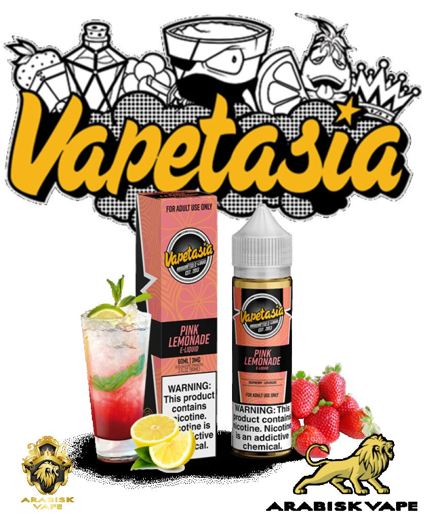 Vapetasia Fruit Series - Pink Lemonade 3mg 60ml Vapetasia