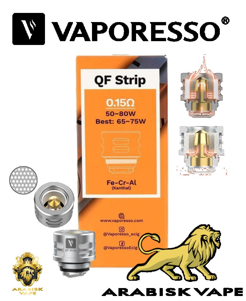 Vaporesso - QF Strip 0.15 Coil Vaporesso