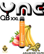 Load image into Gallery viewer, YME - QB XXL Strawberry Banana 50mg 2200 Puffs YME