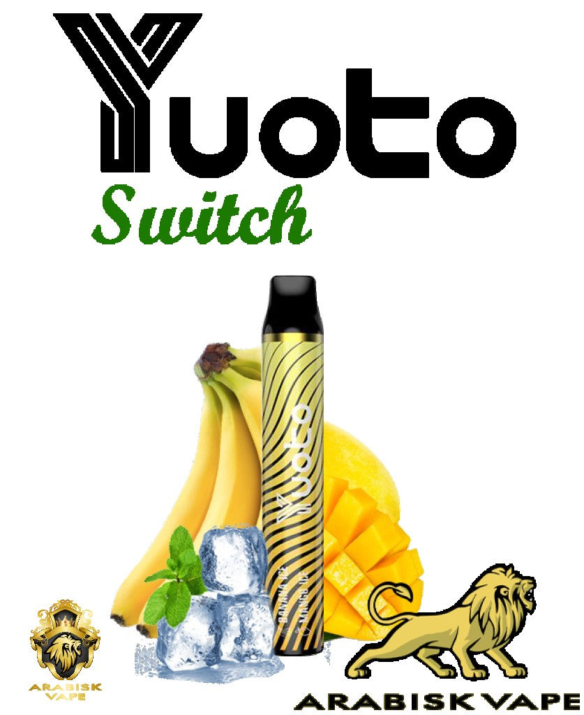 YUOTO  Switch - Banana Ice & Mango Ice 50mg 3000 Puffs Yuoto